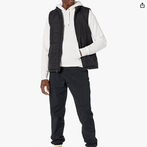 Amazon Essentials Men's Hooded Fleece Sweatshirt White, X-Small